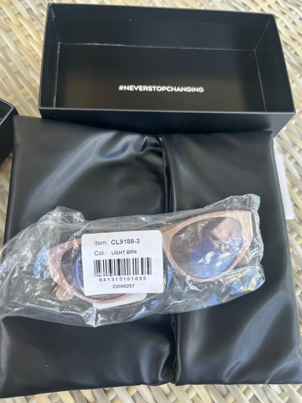 NEW with tags Carolina Lemke Berlin Sunglasses in Dree Brown + Free Luxury Case